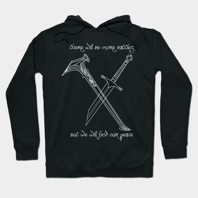 Shadow of Mordor: Battle and Peace Hoodie by The Great Stories